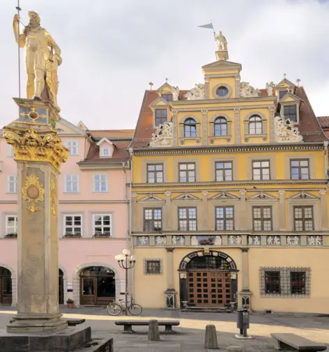 Haus zum Roten Ochsen am Fischmarkt in Erfurt