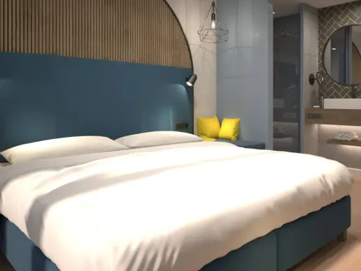 Viererbett Zimmer im H2 Hotel Erfurt