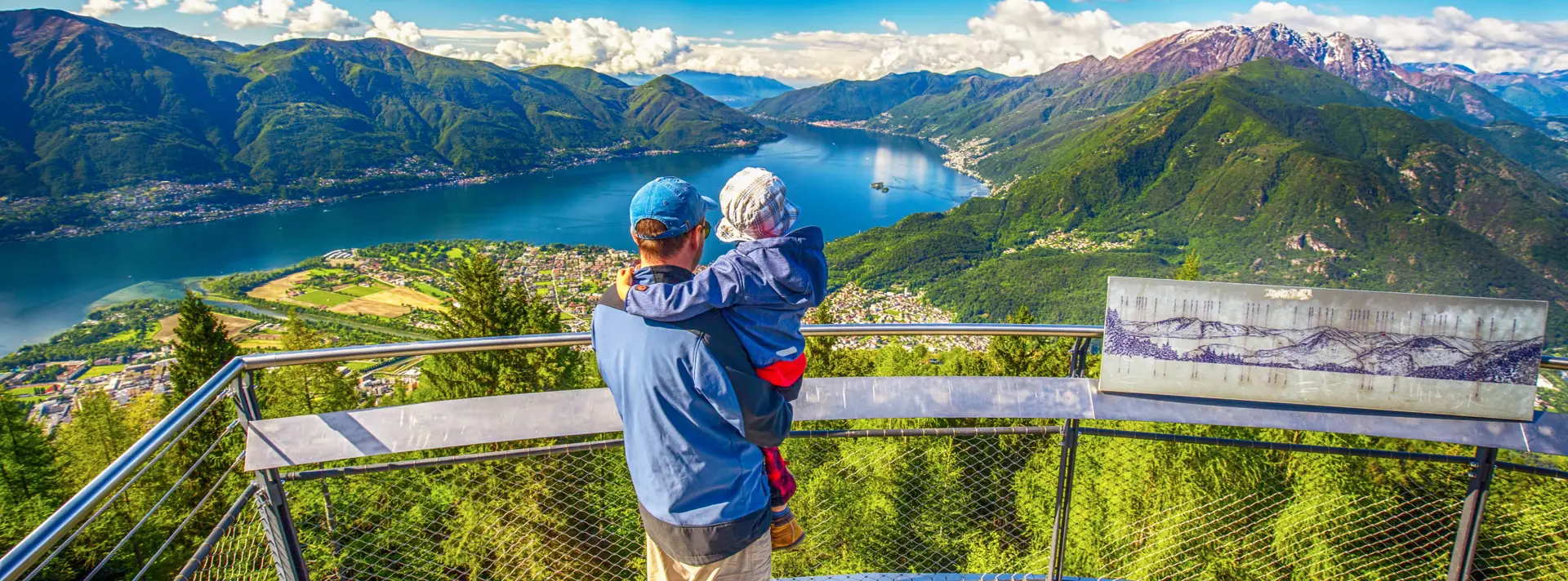 Aussichtsplattform auf dem Berg der Wahrheit - H4 Hotel Arcadia Locarno - Offizielle Webseite