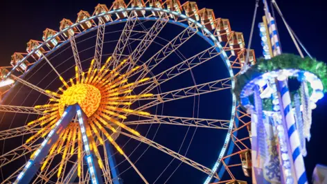 Riesenrad bei Nacht - H-Hotels.com - Offizielle Webseite