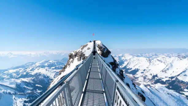 The “Titlis Cliff Walk“ – Europe’s highest suspension bridge - H+ Hotel & SPA Engelberg