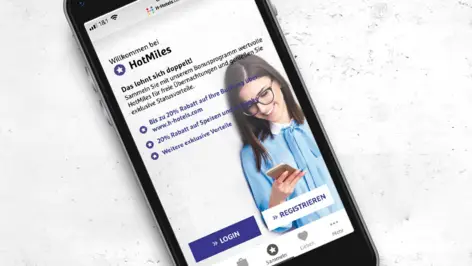 Mit der App HotMiles sammeln und sparen