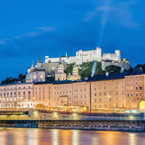 Ausblick auf die Festung Hohensalzburg | H-Hotels.com