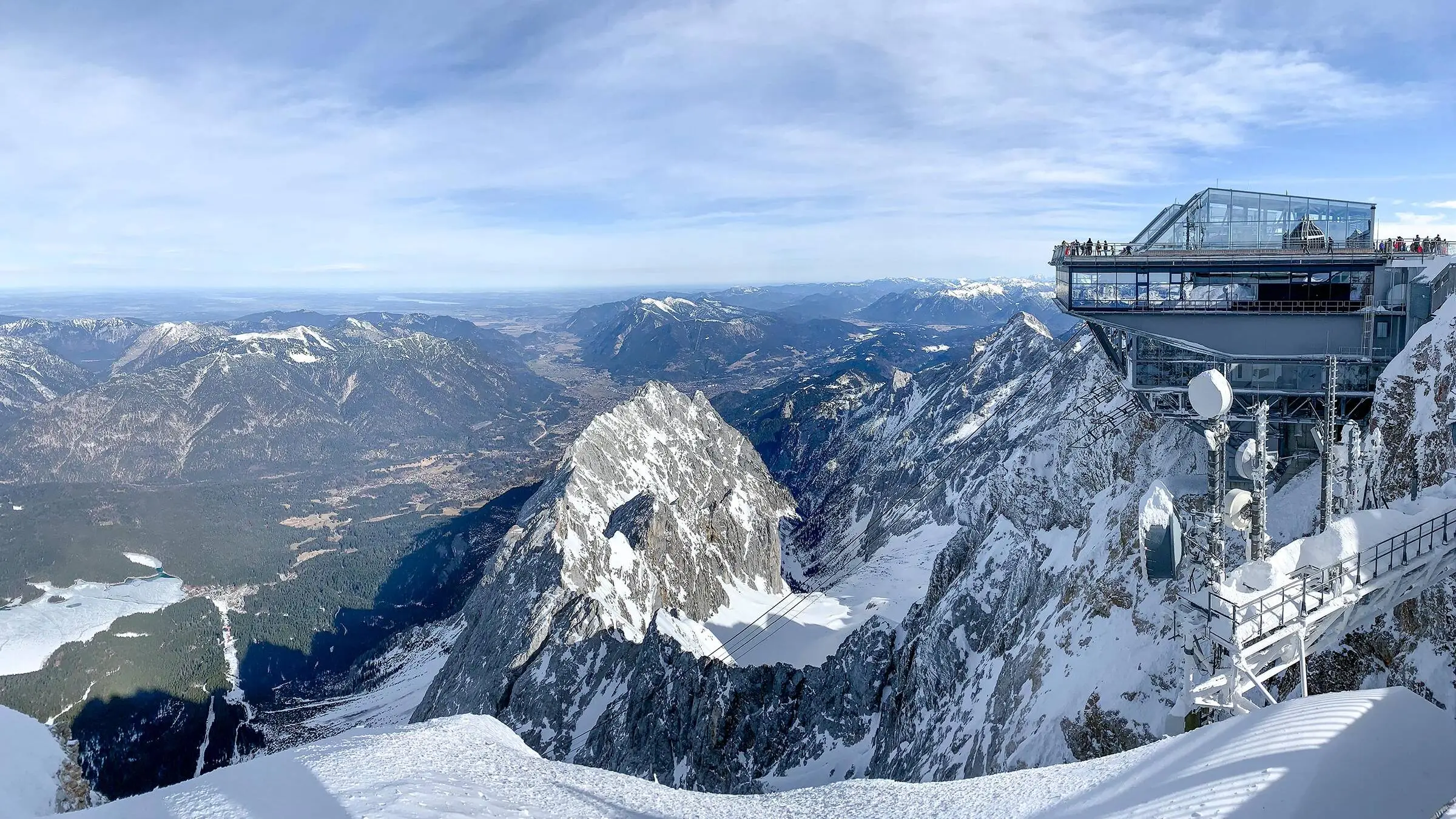 Teleférico al Zugspitze en el Zugspitze