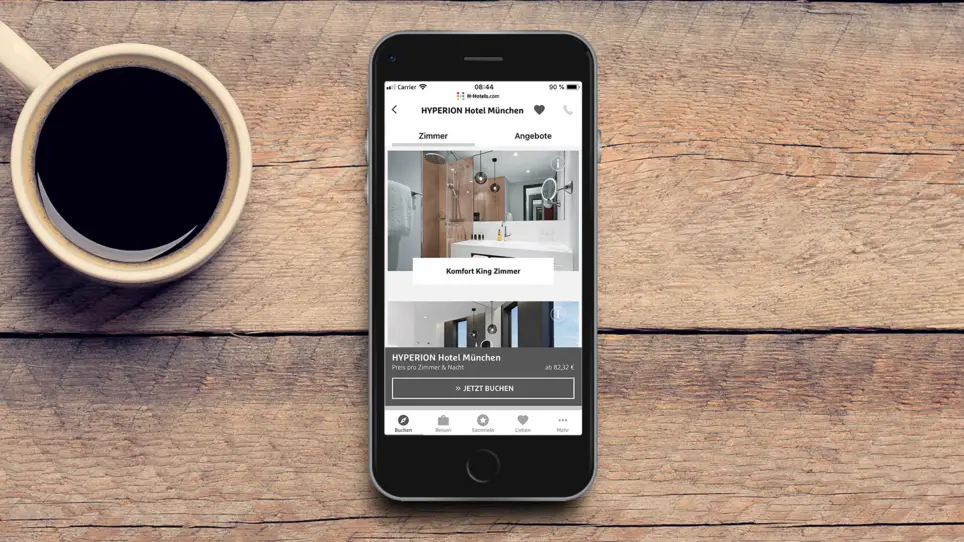 H-Hotels.com App - Hotelzimmer