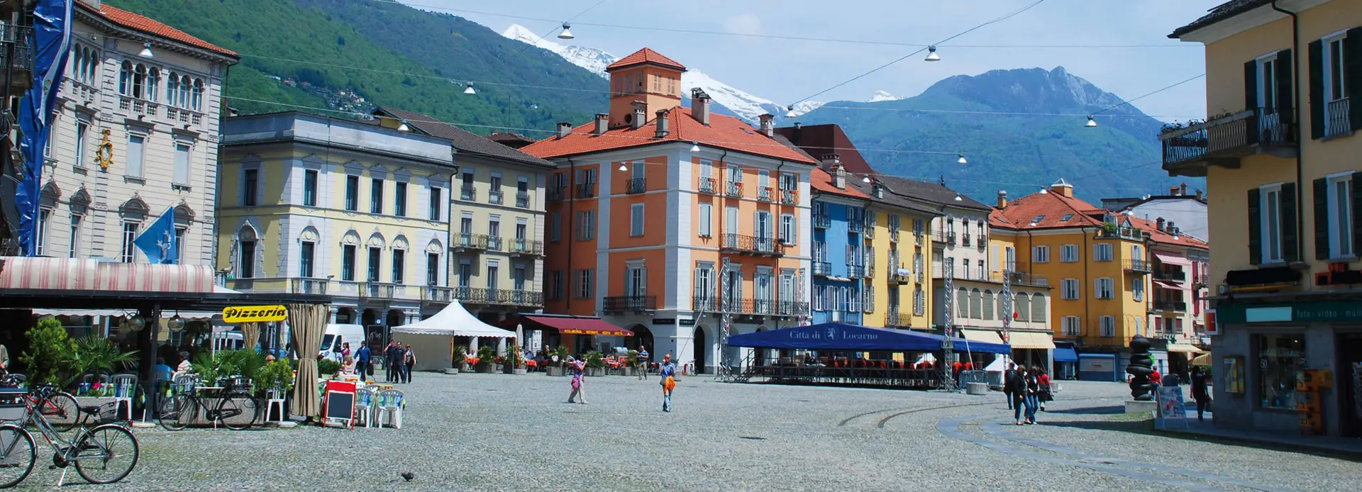 Piazza Grande als Veranstaltungsort - H-Hotels in Locarno - Offizielle Webseite