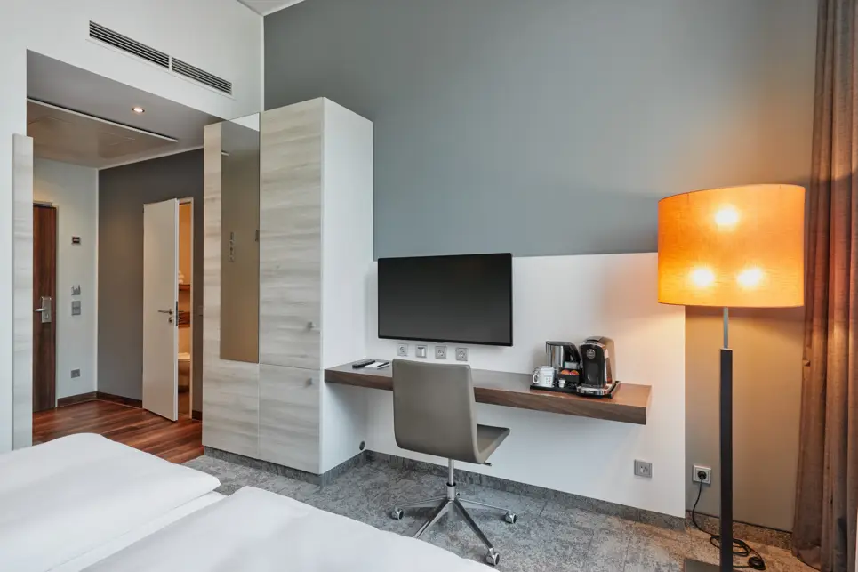 Comfortable hotel room at the H4 Hotel Münster - Official website