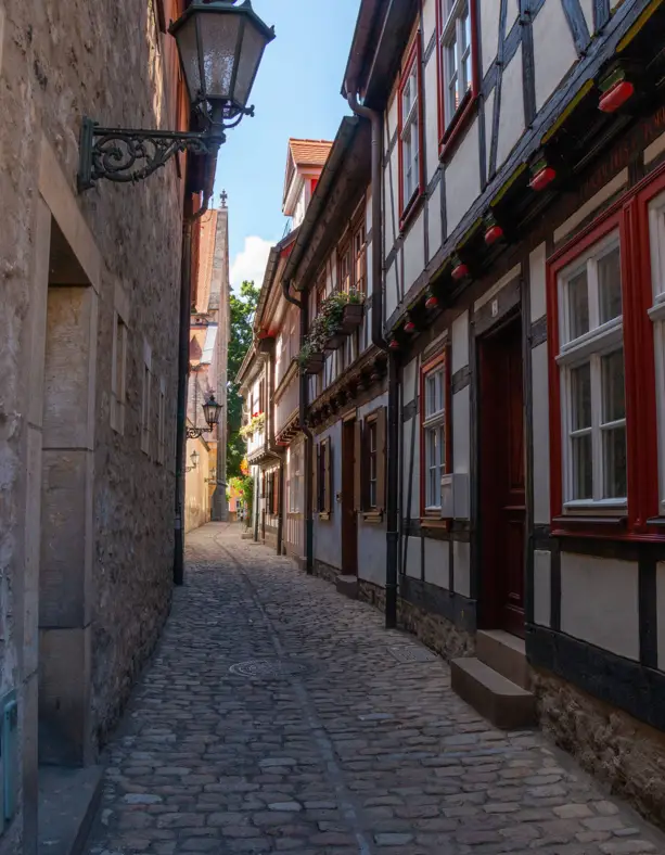 Petite ruelle dans la vieille ville d'Erfurt - H2 Hotel Erfurt