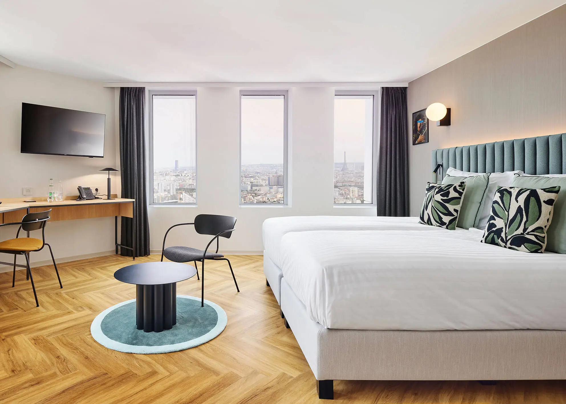 Rooms at the H4 Hotel Wyndham | Paris Pleyel Resort