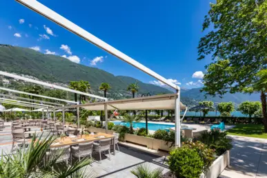 Terrasse vom H4 Hotel Arcadia Locarno - Offizielle Webseite