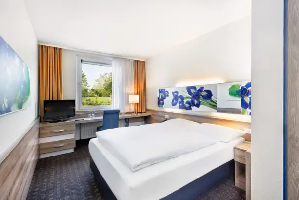 Rooms at the H+ Hotel Frankfurt Airport West